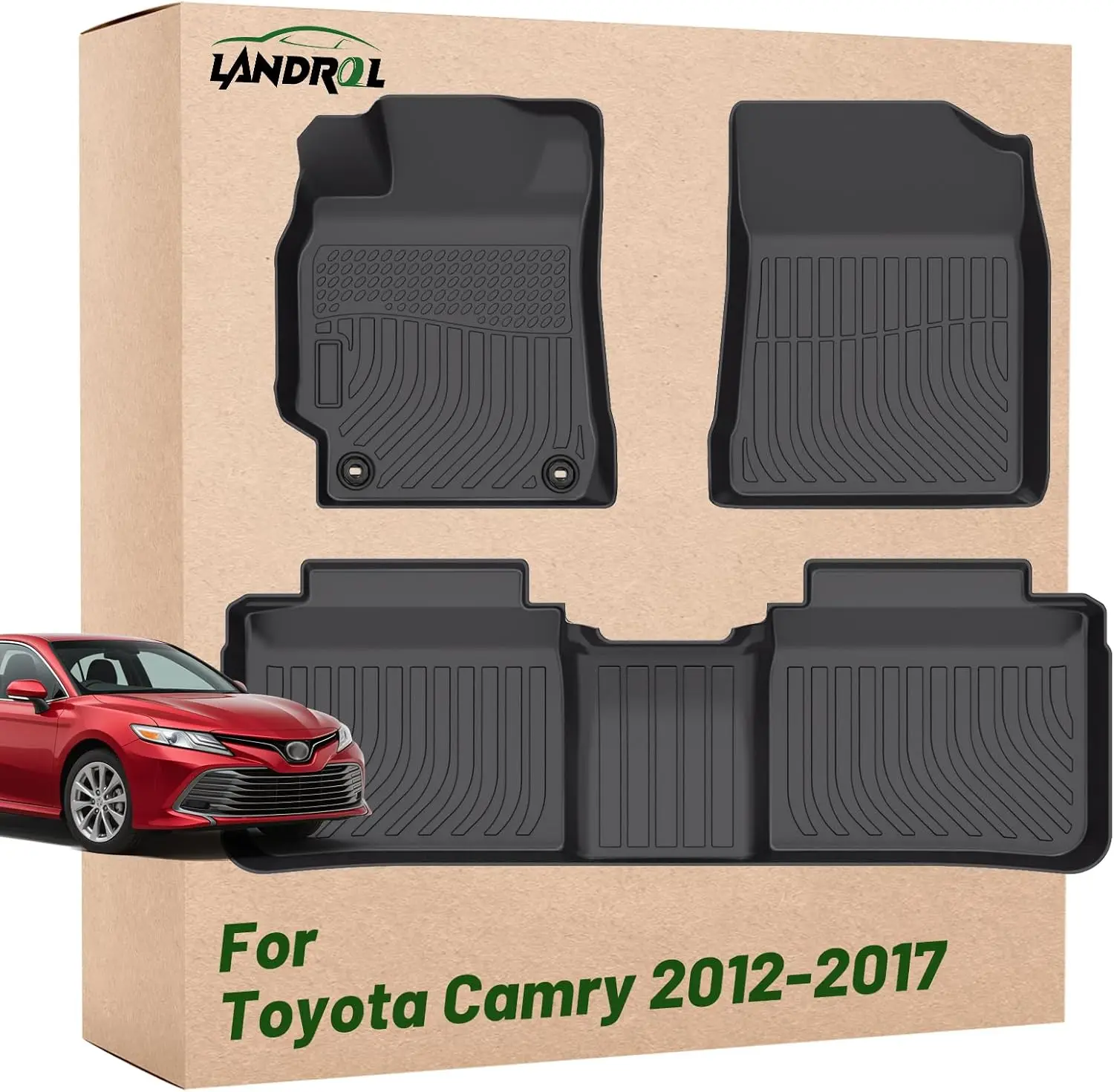 Custom Fit Floor Mats for Toyota Camry 2012-2017 All Weather Heavy Duty TPE Black
Custom Fit Floor Mats for Toyota Camry 2012-2017 All Weather Heavy Duty TPE Black
