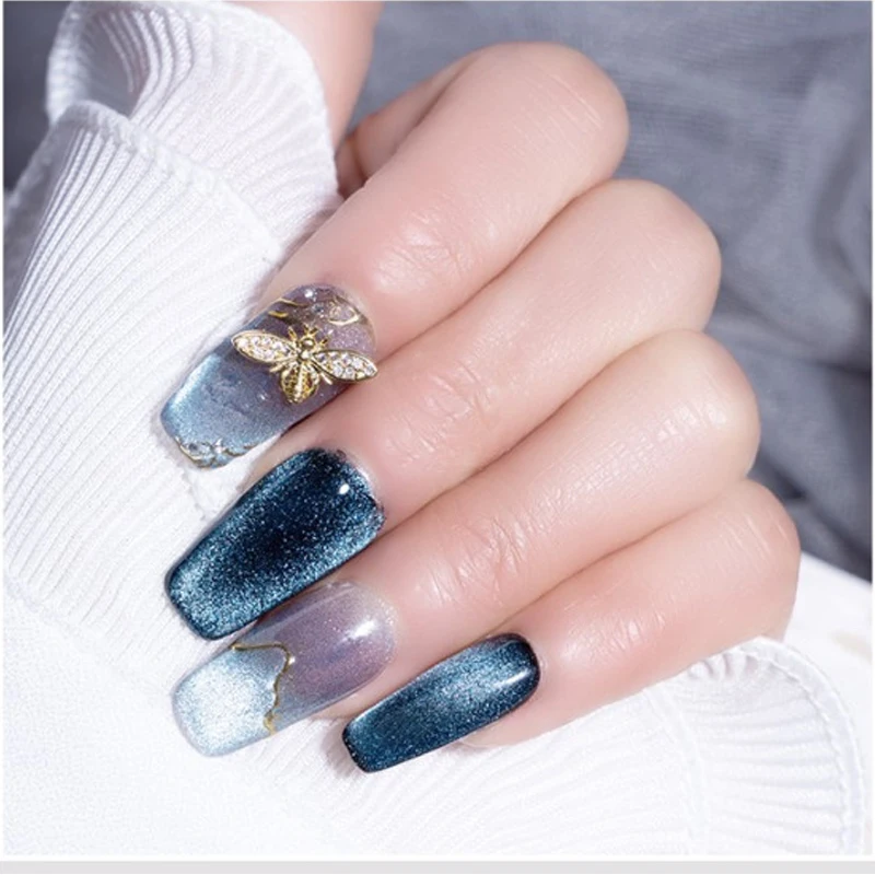 RS Nail Professional nail supplier 9D cat eye gel nail polish soak off uv gel 7.5ml blue color gel polish in stock
RS Nail Professional nail supplier 9D cat eye gel nail polish soak off uv gel 7.5ml blue color gel polish in stock