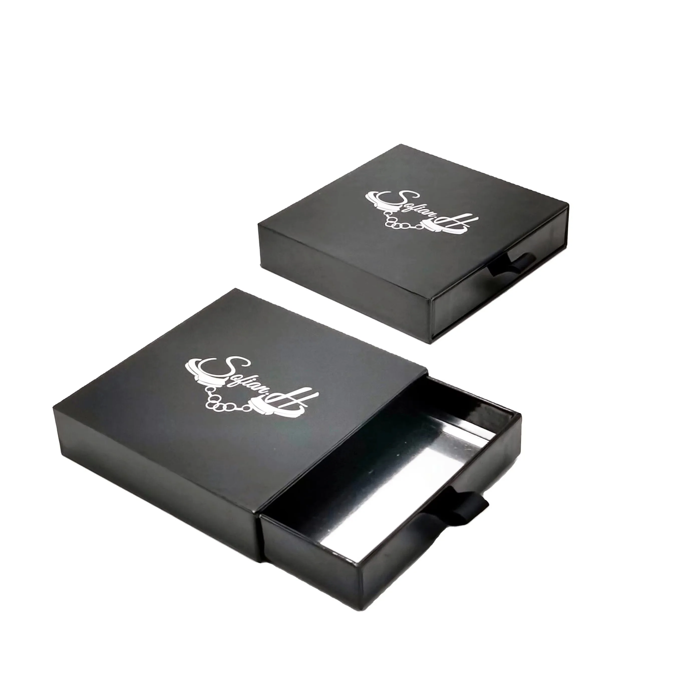 Custom Matte Black Wallet Packaging Box|Rigid Drawer Box with Magnetic Closure
Custom Matte Black Wallet Packaging Box|Rigid Drawer Box with Magnetic Closure