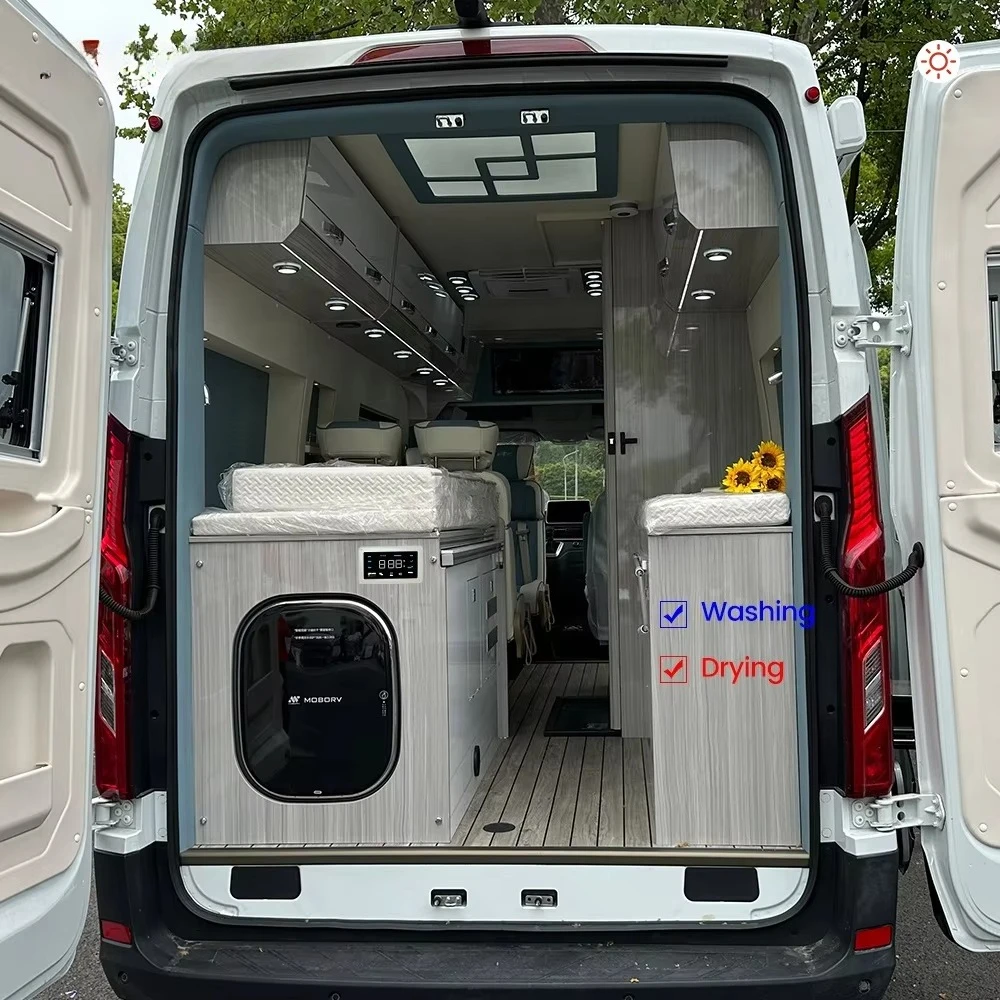 Remote Kit Automatic Mini Wall-Mounted RV Washer Dryer Combo Front Load Washing Machine for Motorhome Caravan
Remote Kit Automatic Mini Wall-Mounted RV Washer Dryer Combo Front Load Washing Machine for Motorhome Caravan