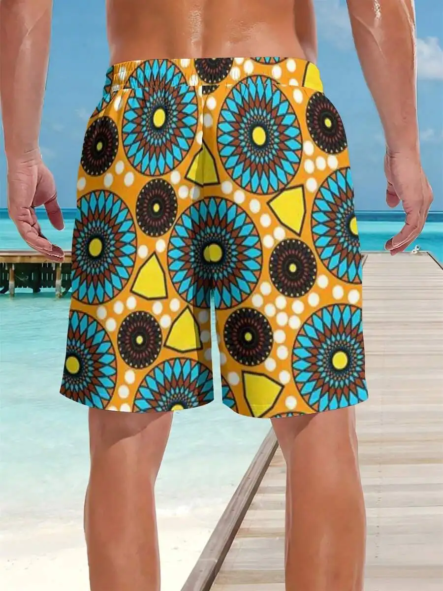 Mens Geometric Pattern 3D All Over Print Beach Shorts For Summer Warm Weather
Mens Geometric Pattern 3D All Over Print Beach Shorts For Summer Warm Weather