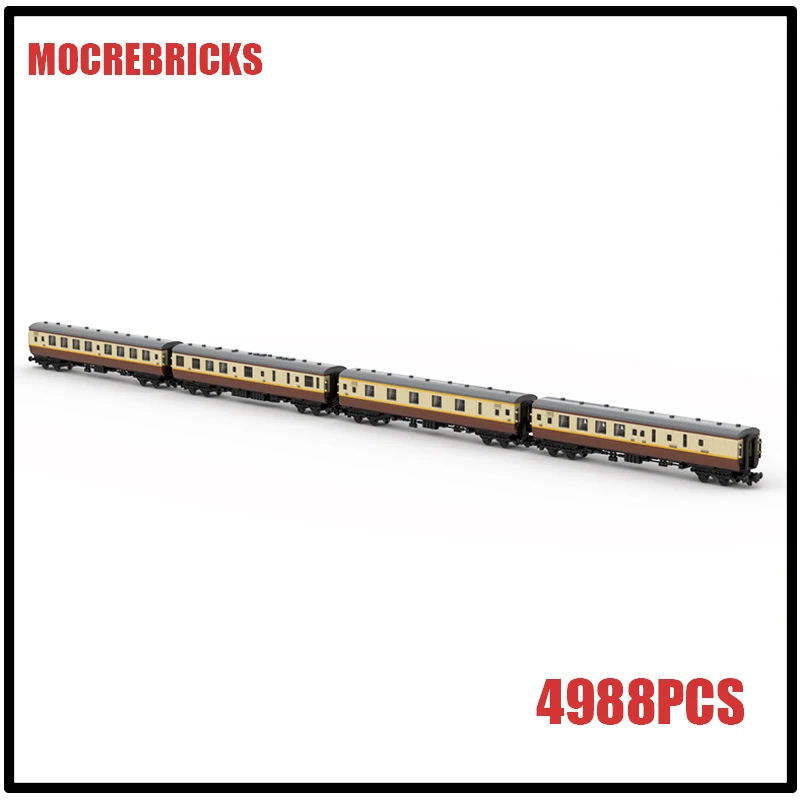 British Railways Mk.1 Passenger Diesel Train Railway Carriage MOC Building Blocks Creative Model Puzzle Bricks Set Kids Toys
British Railways Mk.1 Passenger Diesel Train Railway Carriage MOC Building Blocks Creative Model Puzzle Bricks Set Kids Toys