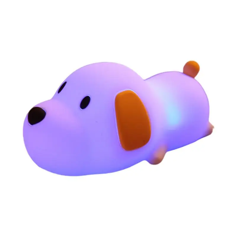 Silicone Dog Lamp LED Dimmable Kids Night Lamp Eye Guard Drop Ears Puppy Toy Touch Control Nightlight For Children
Silicone Dog Lamp LED Dimmable Kids Night Lamp Eye Guard Drop Ears Puppy Toy Touch Control Nightlight For Children