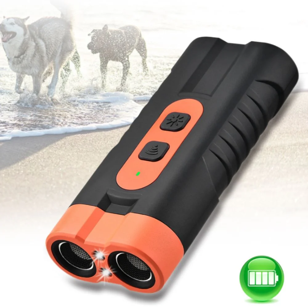 Rechargeable Ultrasonic Pet Dog Repeller Remote Control Anti Barking Dog Training Repellents with LED Flashlight Professional
Rechargeable Ultrasonic Pet Dog Repeller Remote Control Anti Barking Dog Training Repellents with LED Flashlight Professional