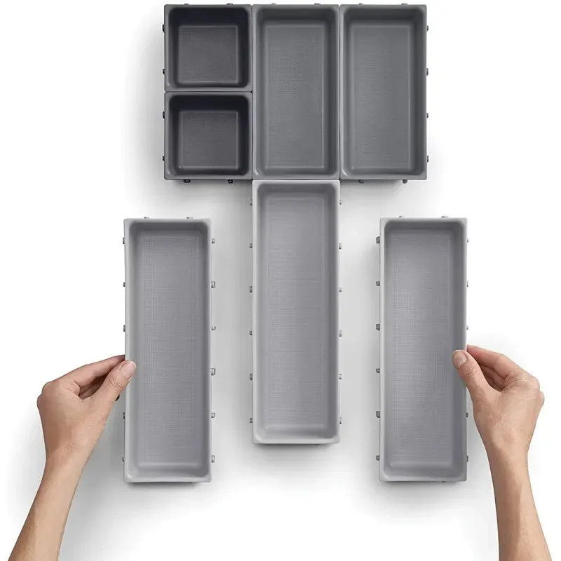 7pcs Drawer Kitchen Box Cutlery Organizer Free Combination Separated Multifunction Sundries Stationery Desk tray Steel tray
7pcs Drawer Kitchen Box Cutlery Organizer Free Combination Separated Multifunction Sundries Stationery Desk tray Steel tray