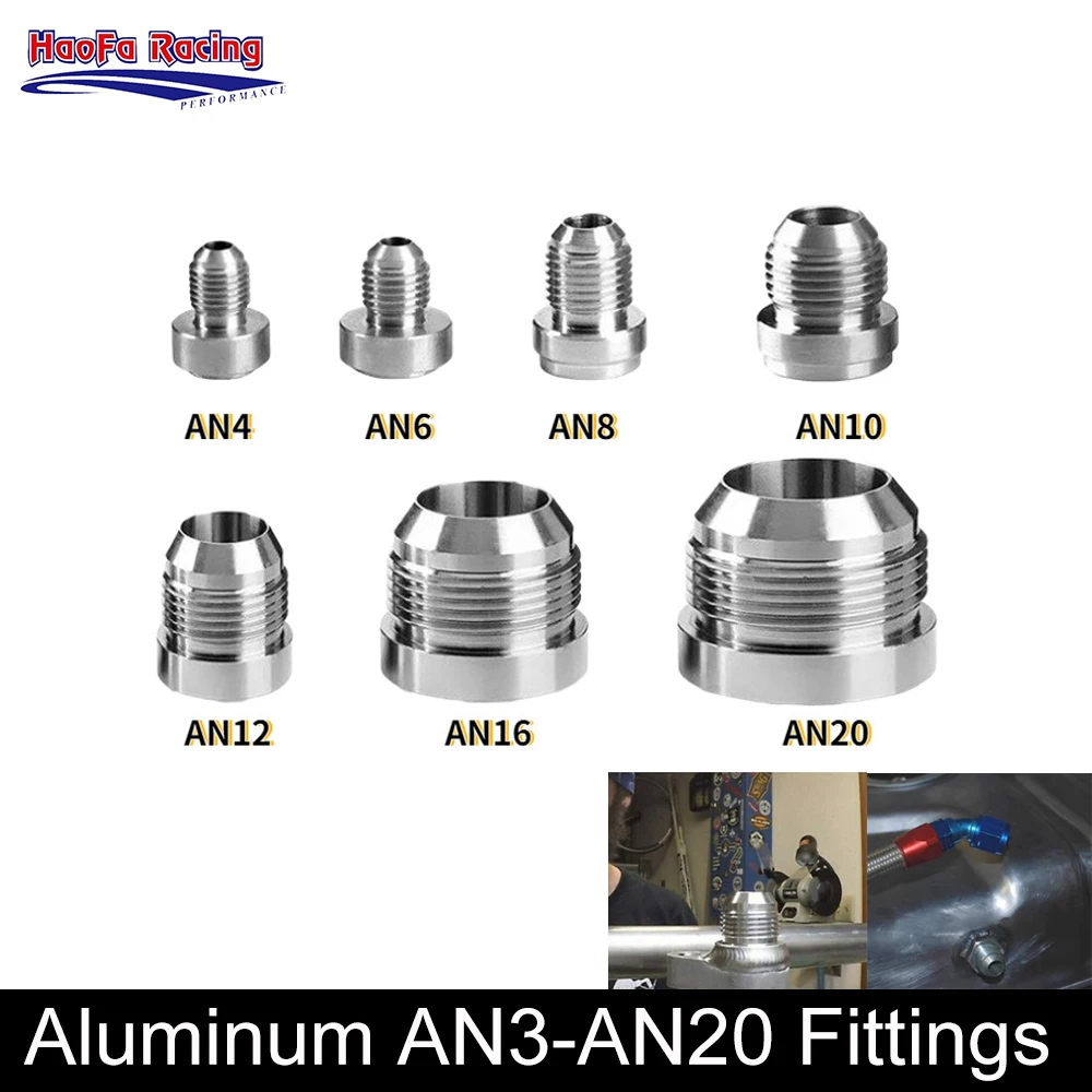 Welded plugs Male Adapter Universal AN3 AN4 AN6 AN8 AN10 AN12 Aluminum Accessories Oil Cooler Weld Port Hose Fittings
Welded plugs Male Adapter Universal AN3 AN4 AN6 AN8 AN10 AN12 Aluminum Accessories Oil Cooler Weld Port Hose Fittings