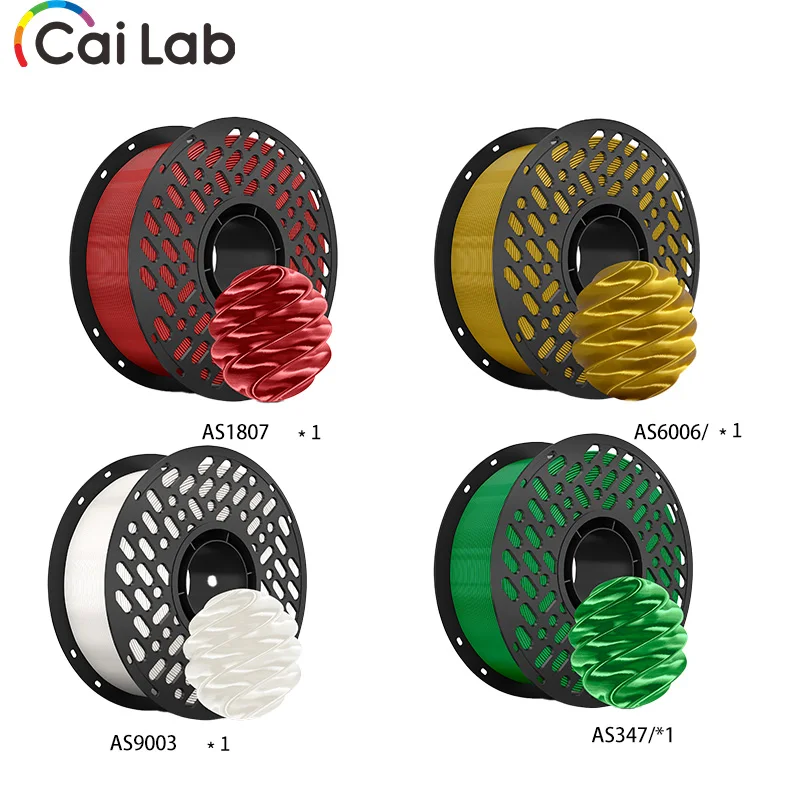 Four Rolls of PLA 3D Printer Filament - Colorful Two-Tone Color-Changing PLA Material, 1.75mm Diameter, Compatible with Most FDM
Four Rolls of PLA 3D Printer Filament - Colorful Two-Tone Color-Changing PLA Material, 1.75mm Diameter, Compatible with Most FDM