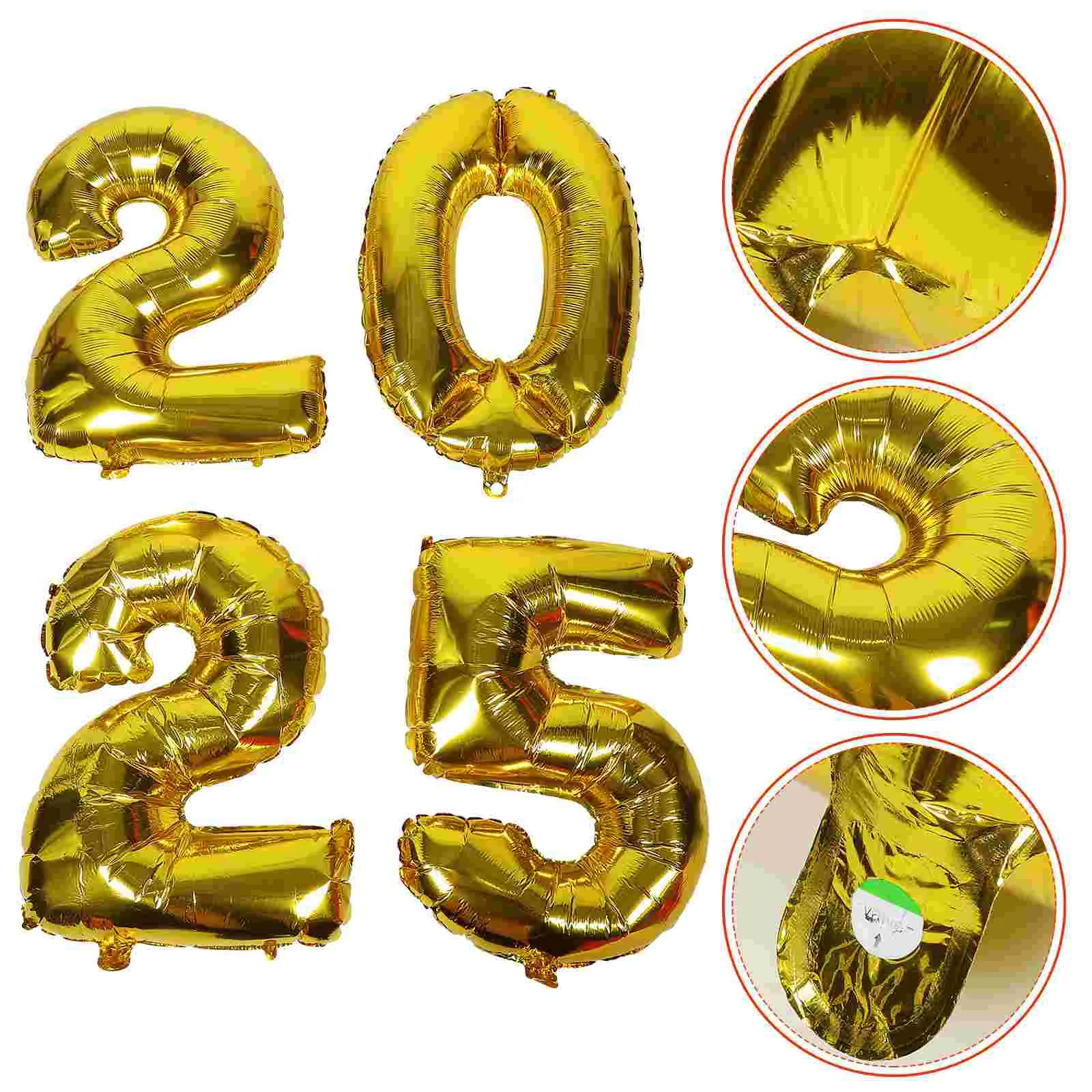White Balloons Number Party Supplies 2025 New Year Aluminum Foil Golden Decorative Baby
White Balloons Number Party Supplies 2025 New Year Aluminum Foil Golden Decorative Baby