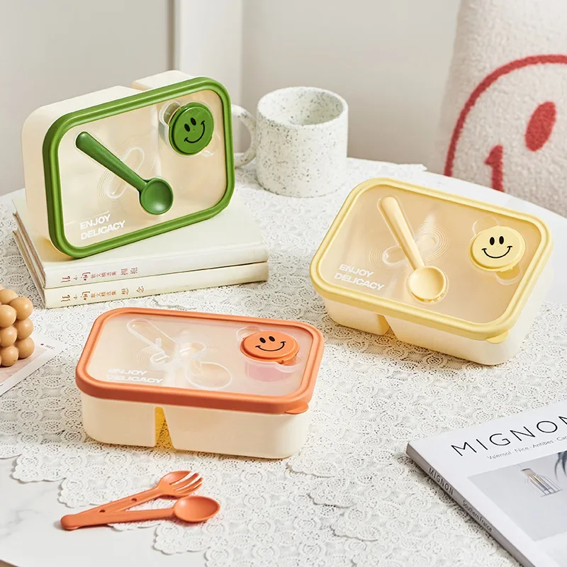 Ланч-бокс Bento, коробка для заправки салата со Spork и ложкой, безопасный для микроволновой печи, разделенный для студентов, ланч-бокс для хранения свежести Bento
Ланч-бокс Bento, коробка для заправки салата со Spork и ложкой, безопасный для микроволновой печи, разделенный для студентов, ланч-бокс для хранения свежести Bento