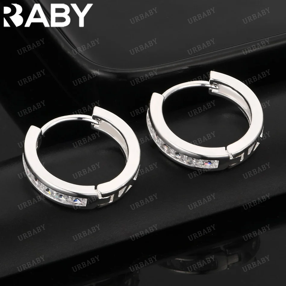 URBABY 925 Sterling Silver Zircons Wedding Hook Beautiful High Quality Earring Jewelry For Women Daily Wear And Trend Gift
URBABY 925 Sterling Silver Zircons Wedding Hook Beautiful High Quality Earring Jewelry For Women Daily Wear And Trend Gift