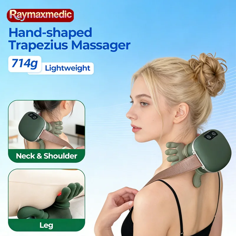 Беспроводной массажер для шеи и плеч Raymay Bionic Finger: шейный, плечевой, трапециевидный массаж, разминающий эффект, бесщеточный двигатель, массажная накидка
Беспроводной массажер для шеи и плеч Raymay Bionic Finger: шейный, плечевой, трапециевидный массаж, разминающий эффект, бесщеточный двигатель, массажная накидка