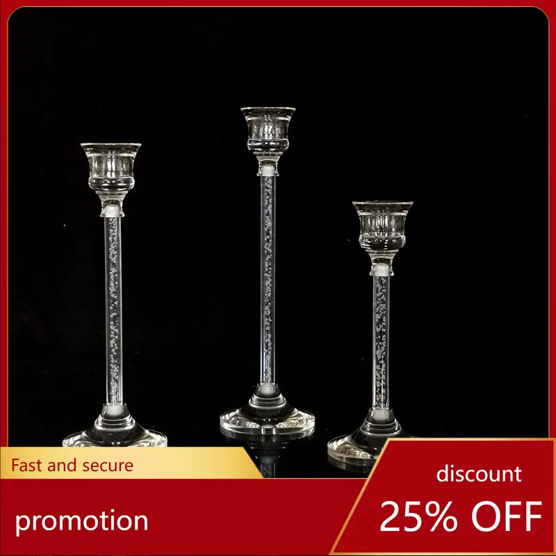 Zml acrylic three-piece candlestick set - clear decorative ornaments for wedding , home table centerpieces, bubble bar holders
Zml acrylic three-piece candlestick set - clear decorative ornaments for wedding , home table centerpieces, bubble bar holders
