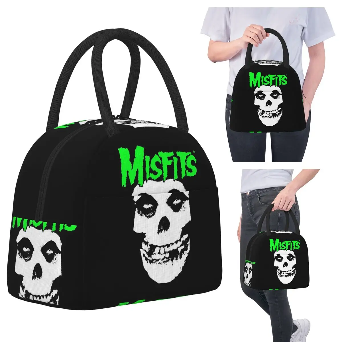 Misfits сумки для обеда с черепом, изолированная коробка для бенто, водонепроницаемая сумка для обеда, герметичные сумки для пикника, термосумка для женщин и детей, путешествия
Misfits сумки для обеда с черепом, изолированная коробка для бенто, водонепроницаемая сумка для обеда, герметичные сумки для пикника, термосумка для женщин и детей, путешествия