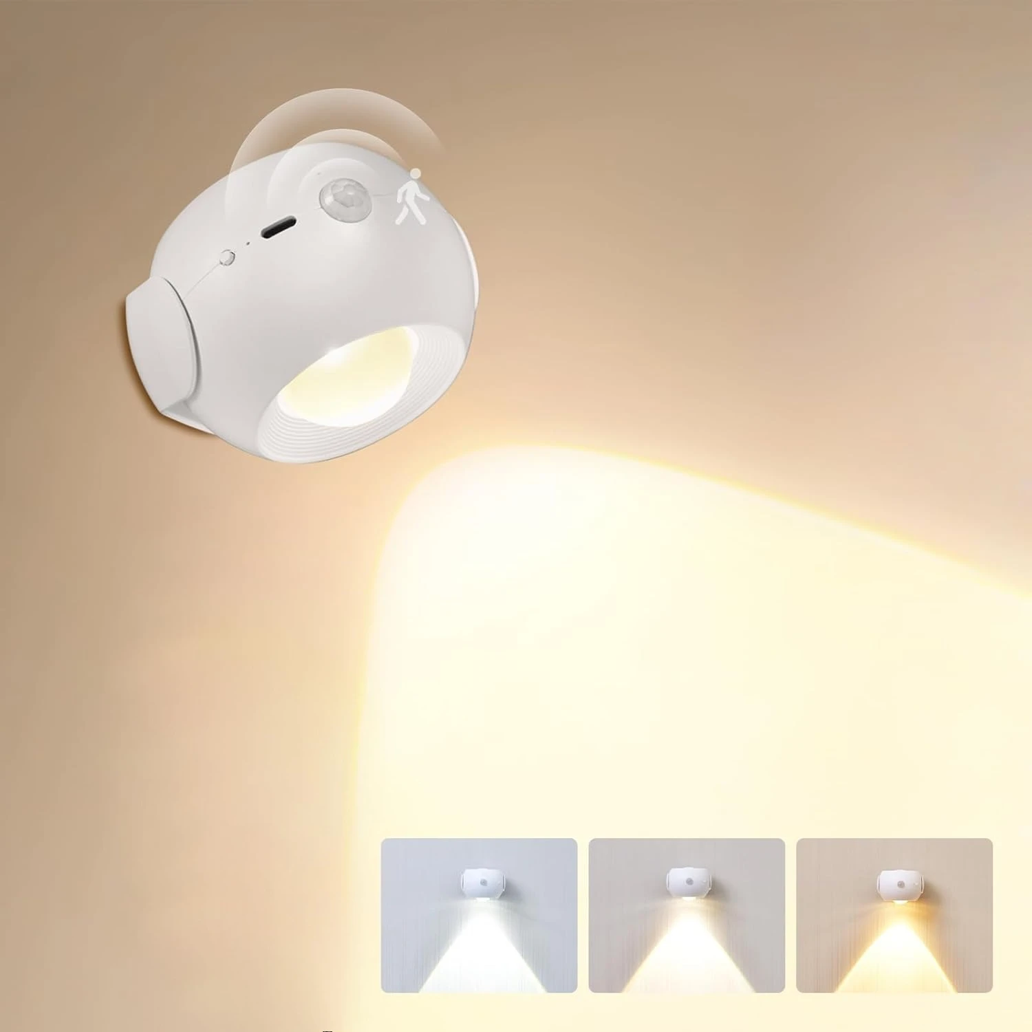 Wireless Wall Light Touch Motion Sensor 3 Color Modes Brightness Adjustable for Bedroom Hallway Stairs Closet Bathroom Decor
Wireless Wall Light Touch Motion Sensor 3 Color Modes Brightness Adjustable for Bedroom Hallway Stairs Closet Bathroom Decor