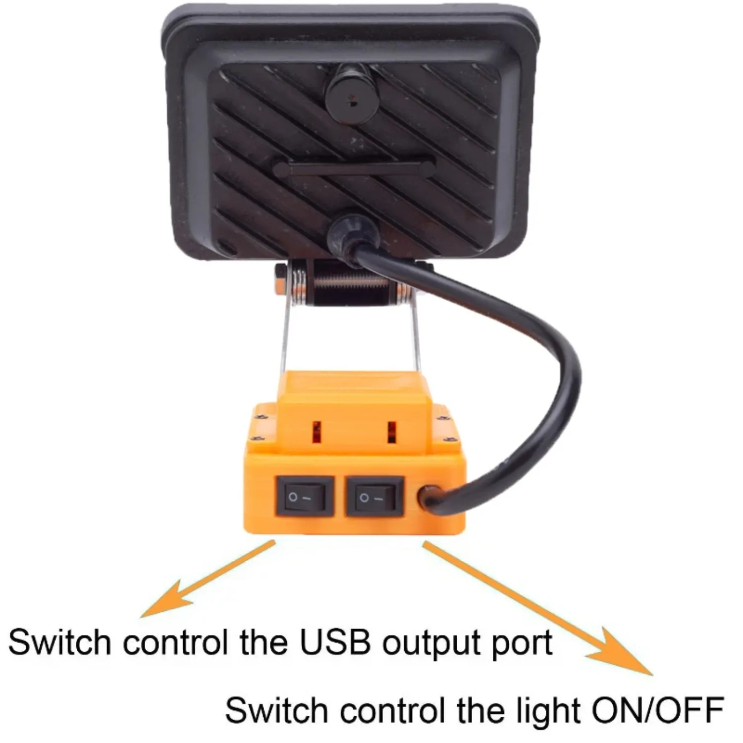 Portable Work Light for Worx 20V 4PIN Li-ion Battery with USB Fast Charging Cordless LED Work Outdoor Travel Light WA3561/WA3516
Portable Work Light for Worx 20V 4PIN Li-ion Battery with USB Fast Charging Cordless LED Work Outdoor Travel Light WA3561/WA3516