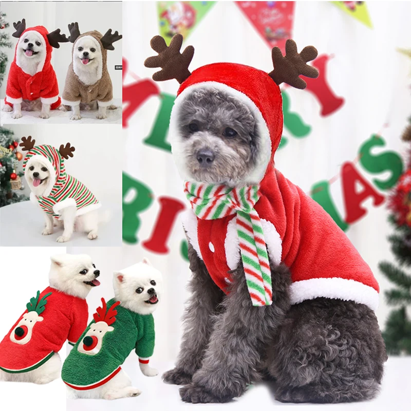 Christmas Reindeer Santa Claus Dog Cat Vest Winter Warm Festival Party Dog Clothes Hoodies Teddy Chihuahua Yorkie Fleece Costume
Christmas Reindeer Santa Claus Dog Cat Vest Winter Warm Festival Party Dog Clothes Hoodies Teddy Chihuahua Yorkie Fleece Costume