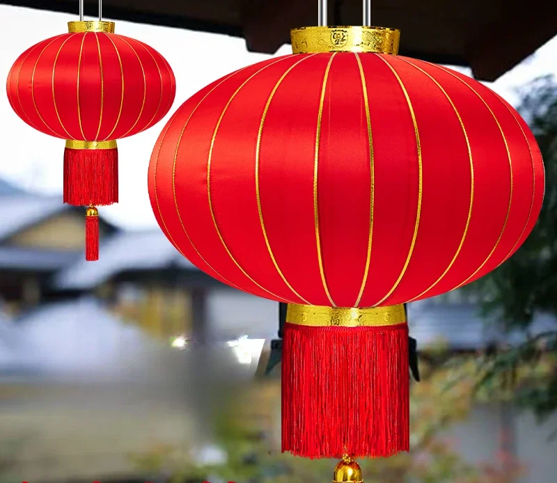 2PCS Big Red Lantern Spring Festival Snake Year Outdoor Door Decoration CSilk Lantern Handelier Pair 2025 Chinese New Year
2PCS Big Red Lantern Spring Festival Snake Year Outdoor Door Decoration CSilk Lantern Handelier Pair 2025 Chinese New Year