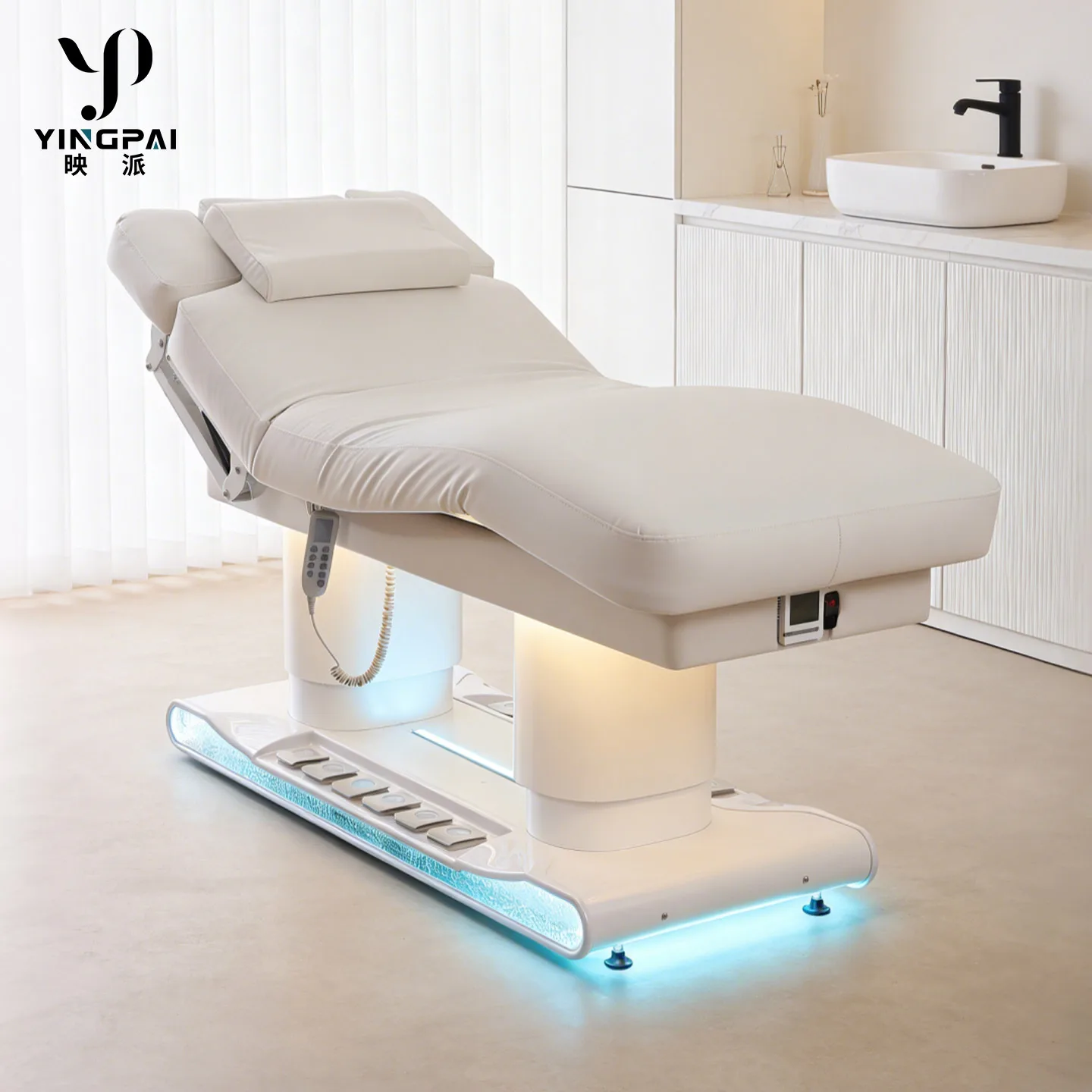 Luxury 4 Motors Adjustable Electric Beauty Bed 3 Section Heated Treatment Table Gym Spa Facial Massage Couch Foot Control
Luxury 4 Motors Adjustable Electric Beauty Bed 3 Section Heated Treatment Table Gym Spa Facial Massage Couch Foot Control