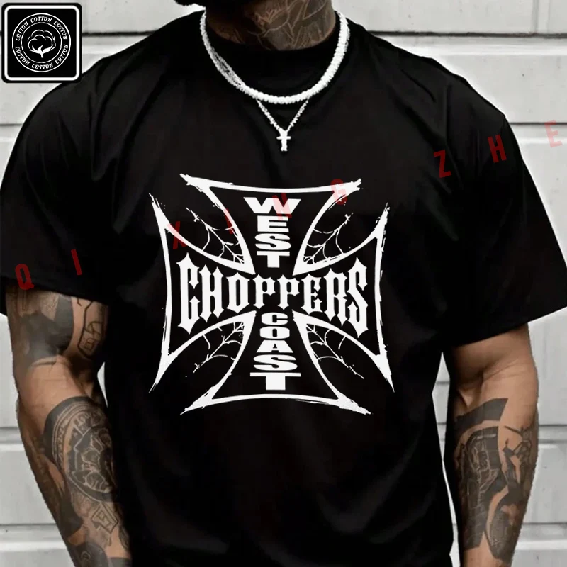 Men's And Women's T-shirt Summer New Moto Cotton Tee Chopper Motorcycle Pattern Short-sleeved Spring Autumn Top
Men's And Women's T-shirt Summer New Moto Cotton Tee Chopper Motorcycle Pattern Short-sleeved Spring Autumn Top