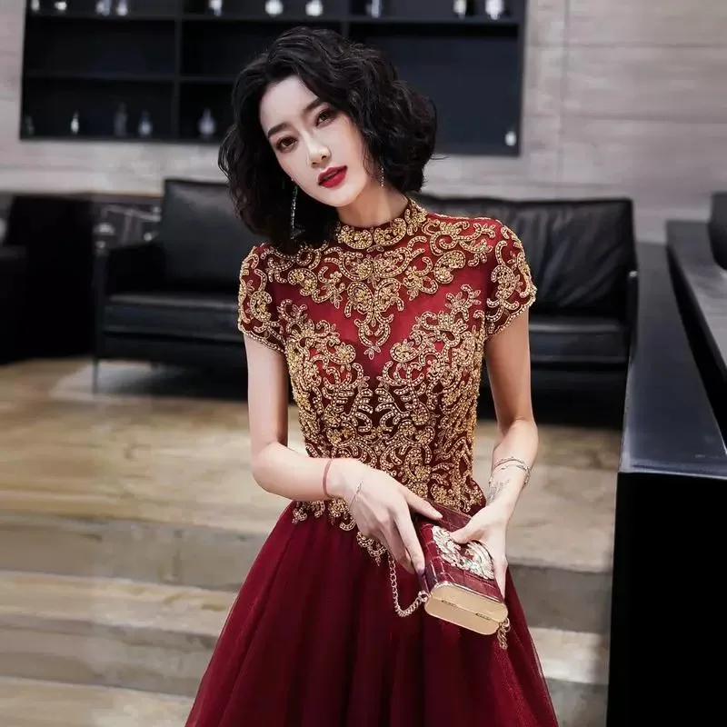 Elegant Wedding Dress for Women Autumn New Style Long Evening Gown Vintage Engagement Party Ball Dress Princess Skirt
Elegant Wedding Dress for Women Autumn New Style Long Evening Gown Vintage Engagement Party Ball Dress Princess Skirt