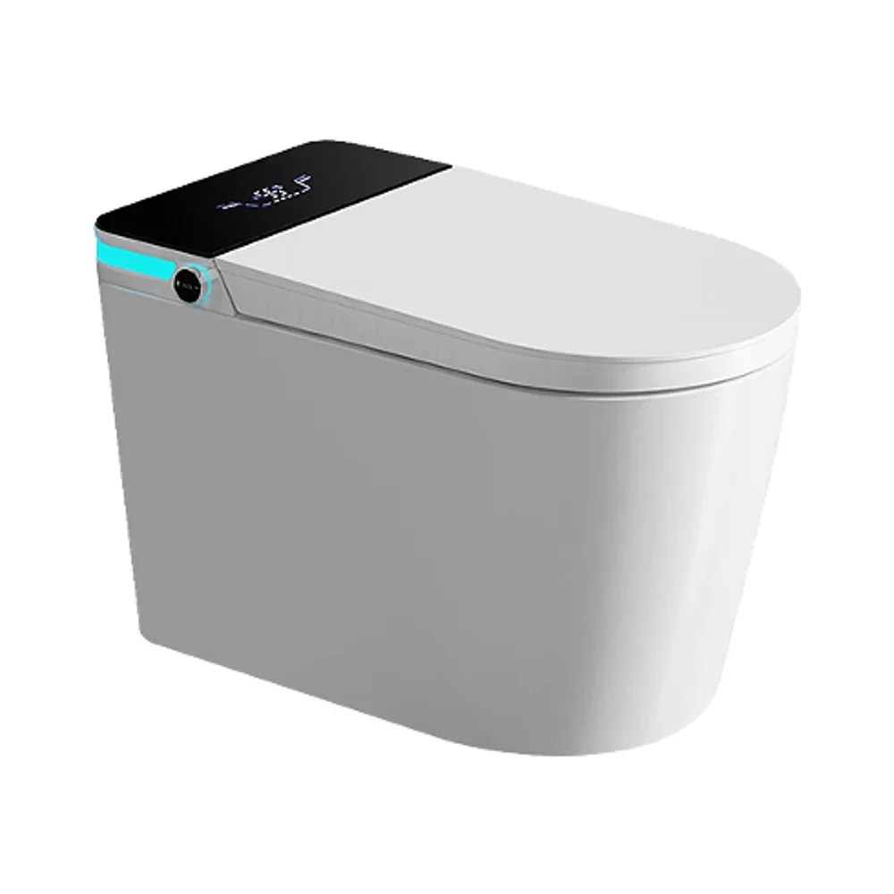 Smart Sanitary Ware Elongated Bowl Remote Control Seat Heating S-Trap Drainage-Smart Toilet
Smart Sanitary Ware Elongated Bowl Remote Control Seat Heating S-Trap Drainage-Smart Toilet