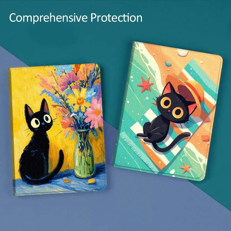 Cute Black Cat Flowers Gift For Huawei MediaPad T5 T10s M6 M5Lite SE Honor Tab 5 6 7 V7 V8 X8a X9a Pro Soft Tablet Case
Cute Black Cat Flowers Gift For Huawei MediaPad T5 T10s M6 M5Lite SE Honor Tab 5 6 7 V7 V8 X8a X9a Pro Soft Tablet Case