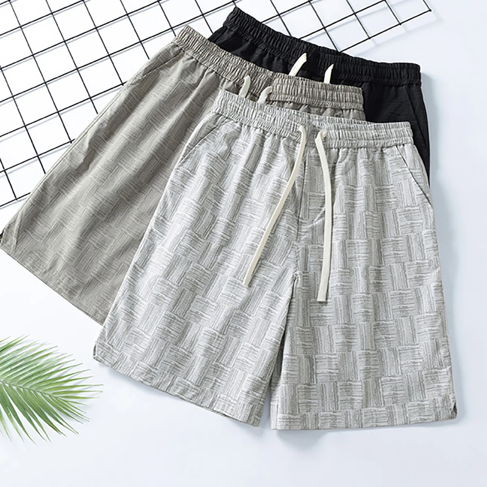 Men's Shorts Jacquard Breathable Summer Shorts Sports Quick Dry Casual Elasticated Waist Pants Loose Brand Beach Fashion
Men's Shorts Jacquard Breathable Summer Shorts Sports Quick Dry Casual Elasticated Waist Pants Loose Brand Beach Fashion