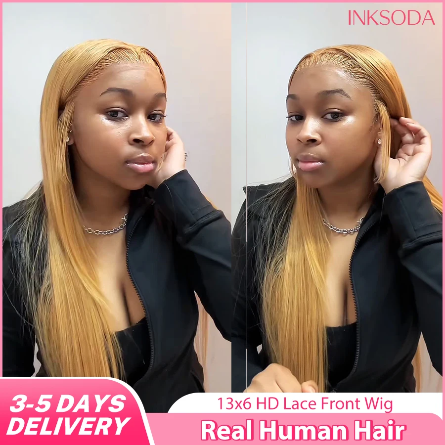16-36 Inch 220% Density Honey Blonde Straight Transparent Frontal Wig With HD Transparent 13x6 13x4 Lace Front For Natural Look Human Hair Wigs For Women #27 Colored Human Hair Wigs Straight Hair Honey Blonde Wig Human Hair
16-36 Inch 220% Density Honey Blonde Straight Transparent Frontal Wig With HD Transparent 13x6 13x4 Lace Front For Natural Look Human Hair Wigs For Women #27 Colored Human Hair Wigs Straight Hair Honey Blonde Wig Human Hair