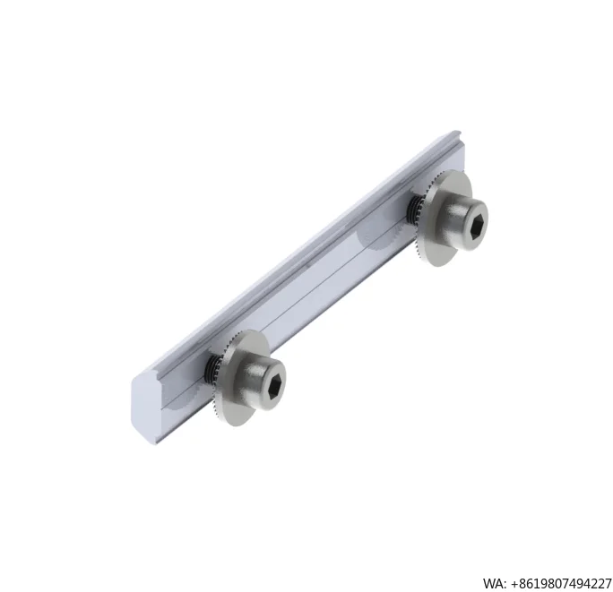 Solar PV Mounting System Roof Aluminum Rail Extension Connector with Anodized Surface 300mm Length for PV Panel Racking System
Solar PV Mounting System Roof Aluminum Rail Extension Connector with Anodized Surface 300mm Length for PV Panel Racking System