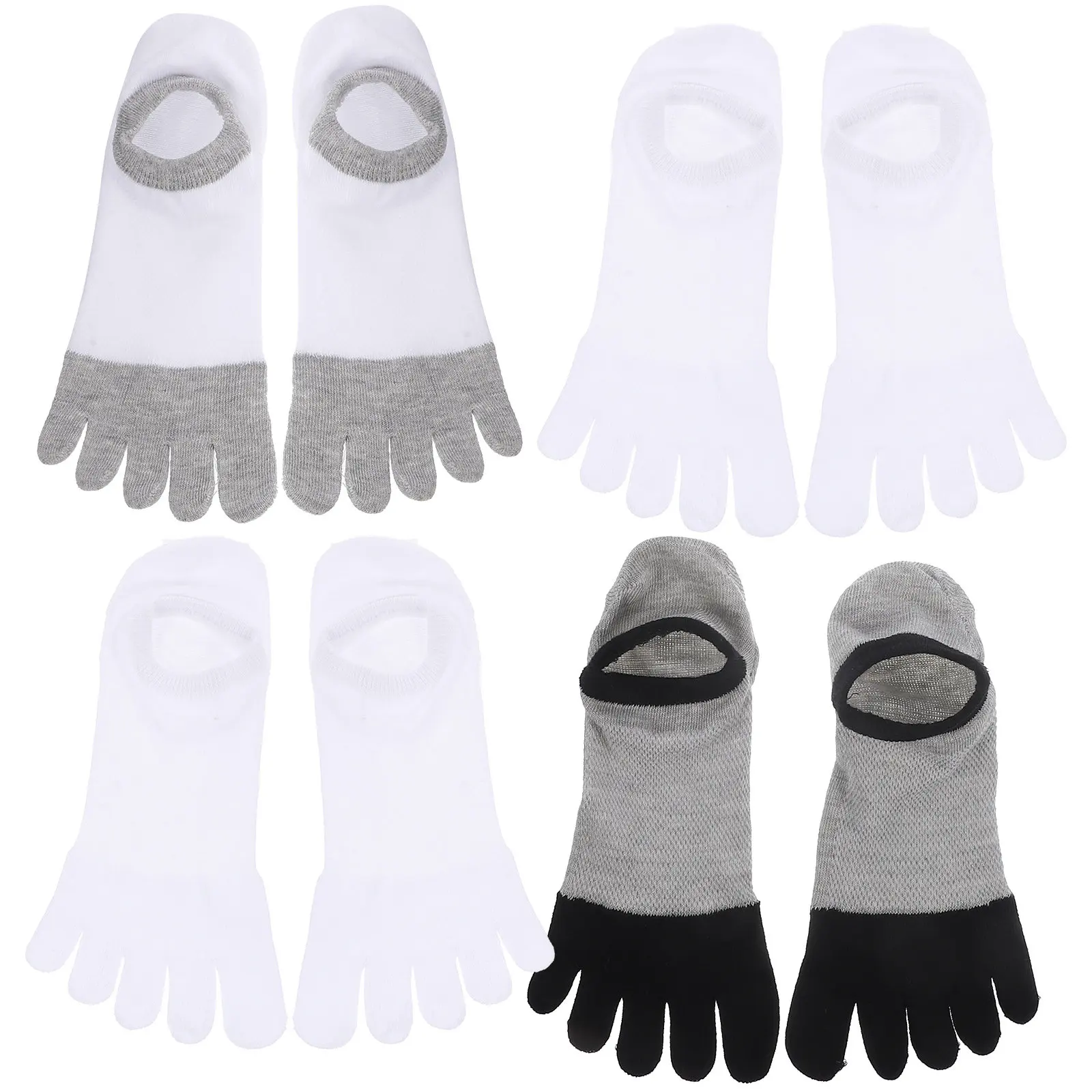 4Pairs No Show Low Cut Breathable Five Finger Toe Socks for Men Women Cotton Sports Boat Shoes Unisex Sweat Absorbing Anti Odor
4Pairs No Show Low Cut Breathable Five Finger Toe Socks for Men Women Cotton Sports Boat Shoes Unisex Sweat Absorbing Anti Odor