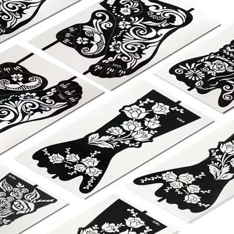 4 Pairs Henna Tattoos Stickers Tattoos Temporary Custom Sticker Foot Henna Airbrush Tattoo Stencil Template Body Art Sticker
4 Pairs Henna Tattoos Stickers Tattoos Temporary Custom Sticker Foot Henna Airbrush Tattoo Stencil Template Body Art Sticker