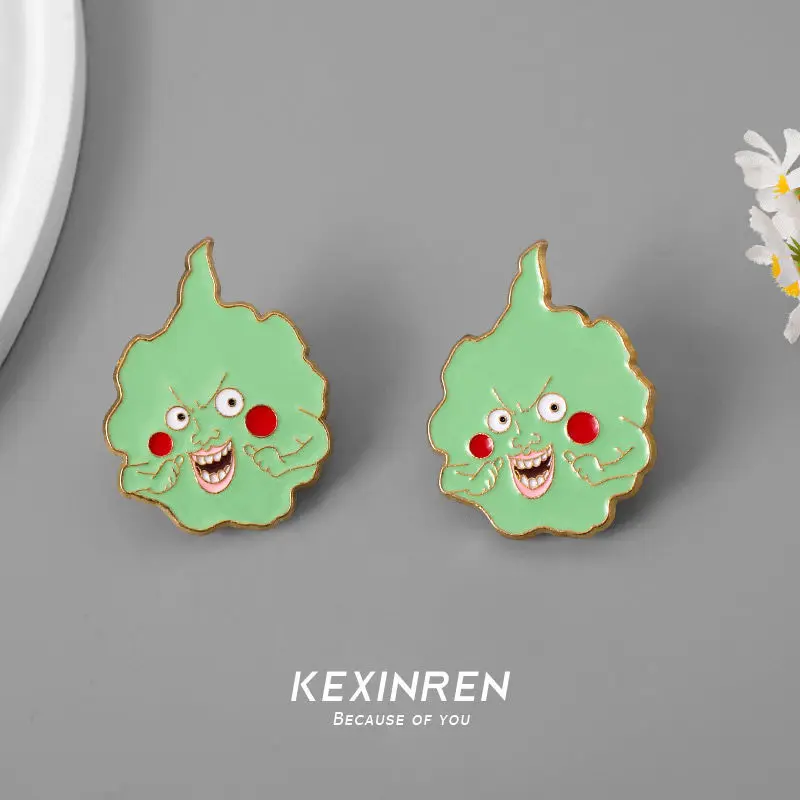 Аниме Mobu Saiko Hyaku Mob Psycho 100, брошь с ямочками, нишевый дизайн, смысл, аниме, имитация эмали, металлический значок, аксессуары, подарок
Аниме Mobu Saiko Hyaku Mob Psycho 100, брошь с ямочками, нишевый дизайн, смысл, аниме, имитация эмали, металлический значок, аксессуары, подарок