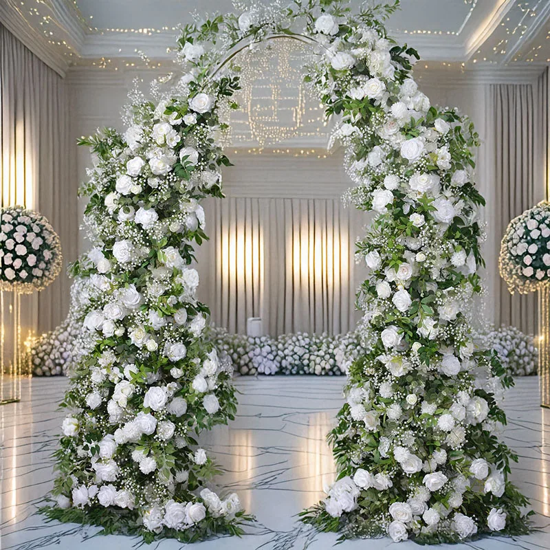 2.3M Artificial Green Plants Roses Cow Horn Flowers Outdoor Marriage Proposal Engagement Decoration Wedding Arch Decoration
2.3M Artificial Green Plants Roses Cow Horn Flowers Outdoor Marriage Proposal Engagement Decoration Wedding Arch Decoration