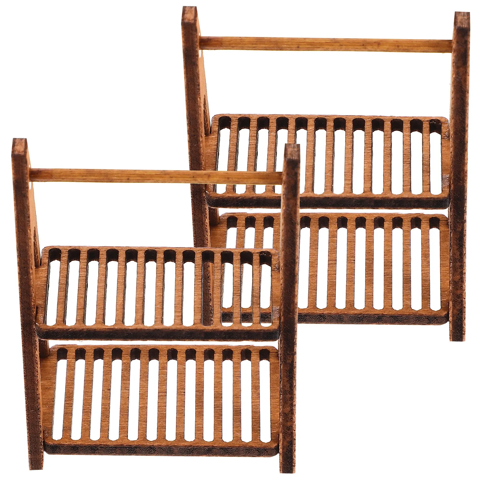 2Pcs Miniature Wood Shelf High Simulation Bread Rack Compact Storage for Dollhouse Crafts Decoration Miniature Bread Shelf
2Pcs Miniature Wood Shelf High Simulation Bread Rack Compact Storage for Dollhouse Crafts Decoration Miniature Bread Shelf