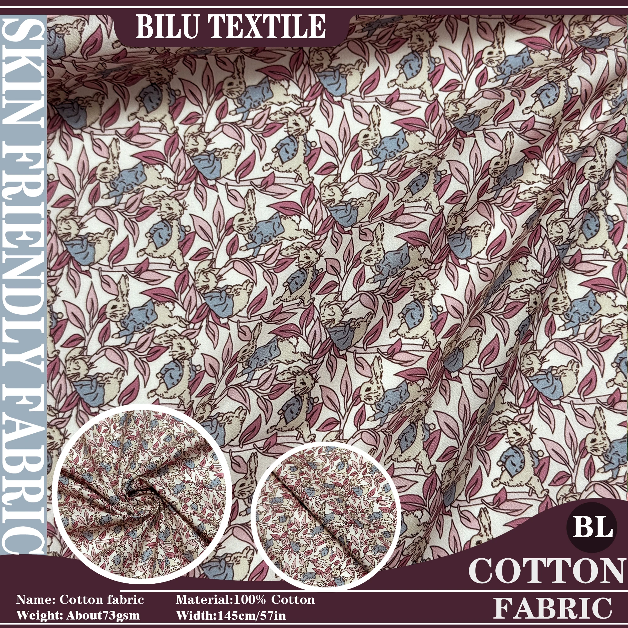 1/2/3/4/5/10M 100% Cotton Fabric Peter's Tails 80S combed Cotton Poplin printed Sewing Making Dress Clothing Handmade DIY cloth
1/2/3/4/5/10M 100% Cotton Fabric Peter's Tails 80S combed Cotton Poplin printed Sewing Making Dress Clothing Handmade DIY cloth