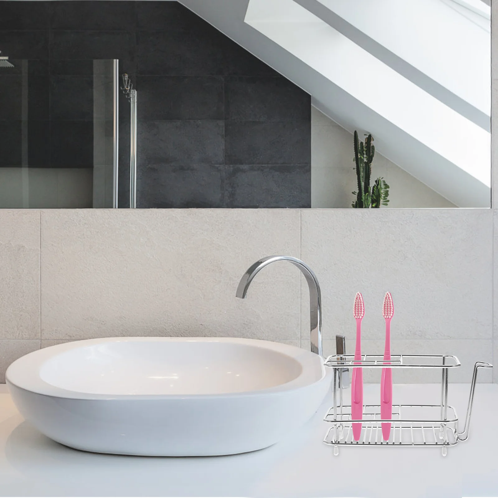 Stainless Steel Toothbrush Holder Storage Rack Bathroom Absorb Water Shower Shelf Baby
Stainless Steel Toothbrush Holder Storage Rack Bathroom Absorb Water Shower Shelf Baby