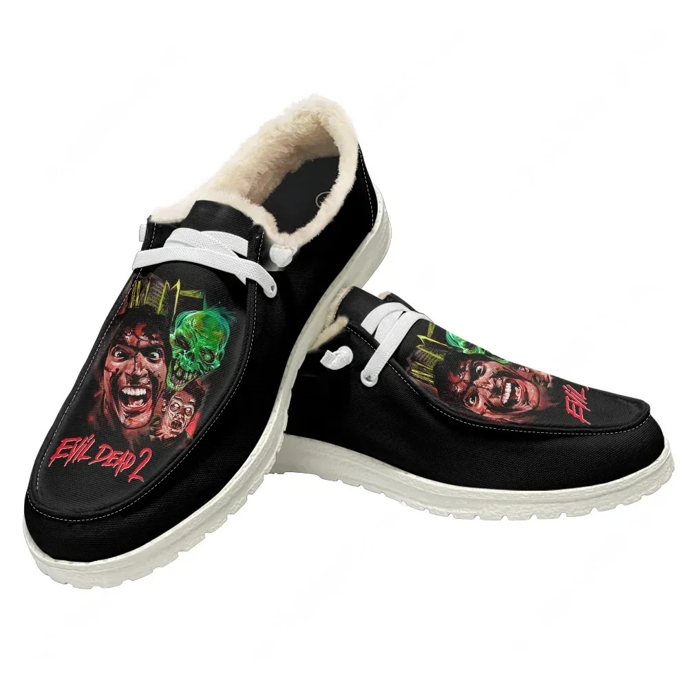 Evil Dead II Plush Flat Shoe Men Women Teenager Warm Shoe Indoor Outdoor High Quality Fashion Lightweight Shoes Custom Footwear
Evil Dead II Plush Flat Shoe Men Women Teenager Warm Shoe Indoor Outdoor High Quality Fashion Lightweight Shoes Custom Footwear