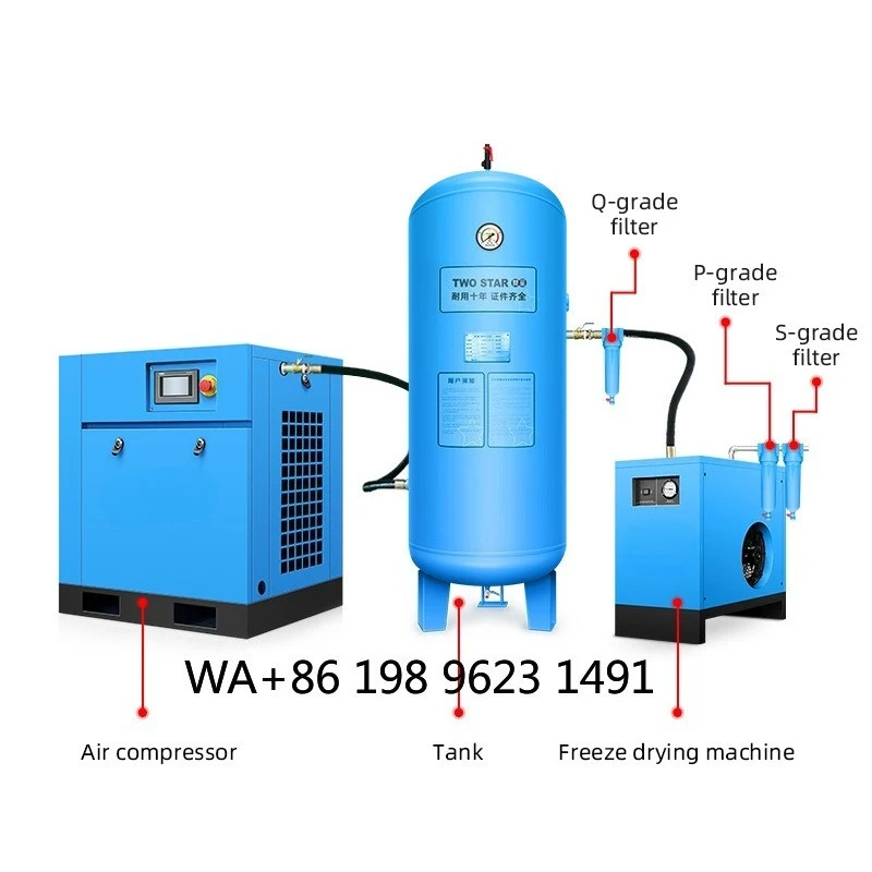 7.5KW Industrial Permanent Magnet VFD Screw Air Compressor Energy Saving Export Grade Air Compressor Equipment
7.5KW Industrial Permanent Magnet VFD Screw Air Compressor Energy Saving Export Grade Air Compressor Equipment