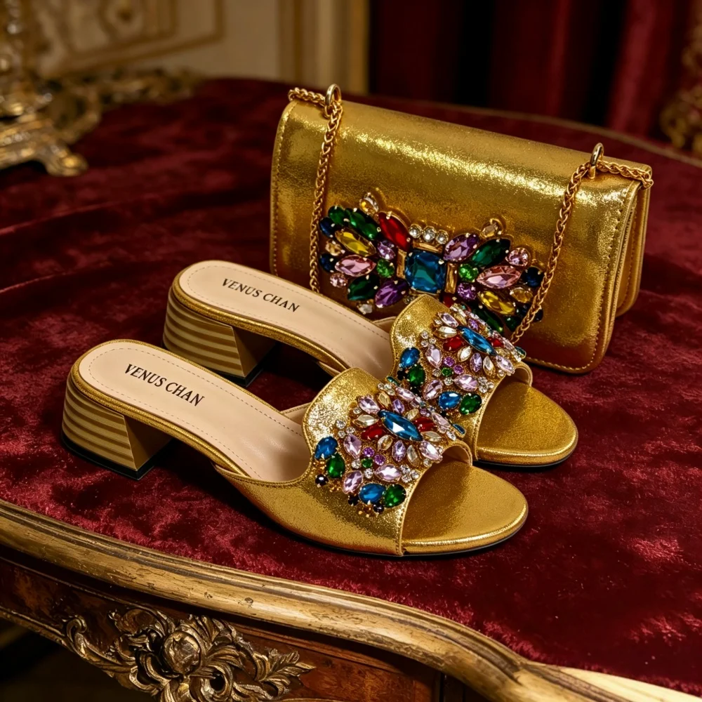 2026 Nigerian Banquet Shoes and Bag Set Fashion Ladies Matching Shoes and Bag Med Heels Wedding Party Golden Color
2026 Nigerian Banquet Shoes and Bag Set Fashion Ladies Matching Shoes and Bag Med Heels Wedding Party Golden Color