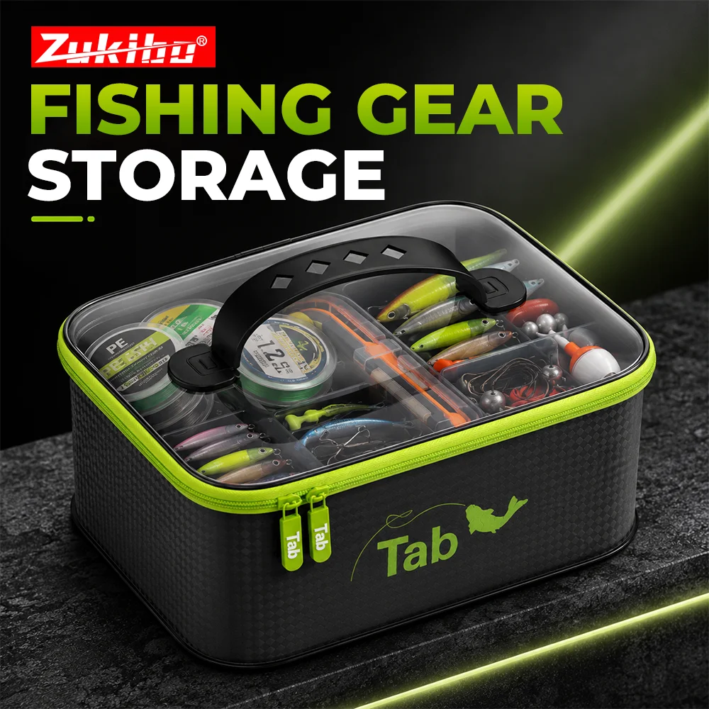 ZUKIBO Portable EVA Fishing Tool Box Waterproof Fishing Accessory Organizer Large Capacity Tackle Storage Case Handbag for Gear
ZUKIBO Portable EVA Fishing Tool Box Waterproof Fishing Accessory Organizer Large Capacity Tackle Storage Case Handbag for Gear
