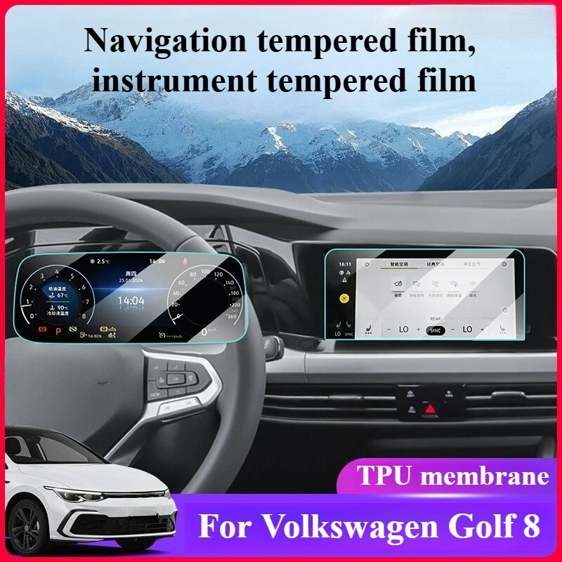 Для Volkswagen Golf 8, мембранный экран с центральным управлением, закаленная пленка, принадлежности для украшения интерьера, специальная модификация автозапчастей
Для Volkswagen Golf 8, мембранный экран с центральным управлением, закаленная пленка, принадлежности для украшения интерьера, специальная модификация автозапчастей