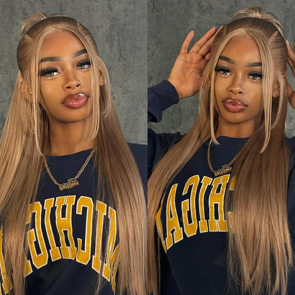 Upgrade 12A Remy Ash Blonde Straight 13x4 Lace Frontal Wigs Human Hair For Women Ash Brown 180% Density 5x5 Lace Closure Wigs
Upgrade 12A Remy Ash Blonde Straight 13x4 Lace Frontal Wigs Human Hair For Women Ash Brown 180% Density 5x5 Lace Closure Wigs