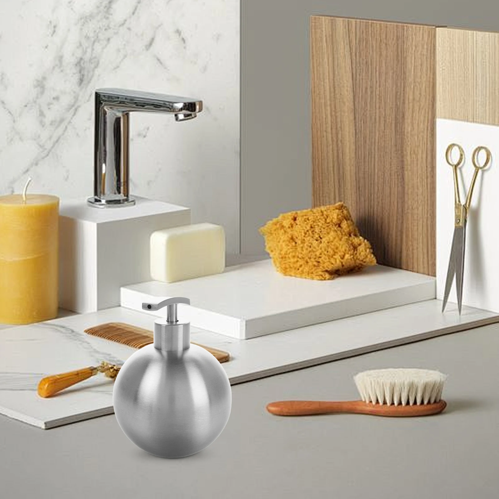 Soap Dispenser Bottle 304 Stainless Pump Container Body Wash Shower Bath Empty Bottles Travel Size Portable Leak
Soap Dispenser Bottle 304 Stainless Pump Container Body Wash Shower Bath Empty Bottles Travel Size Portable Leak