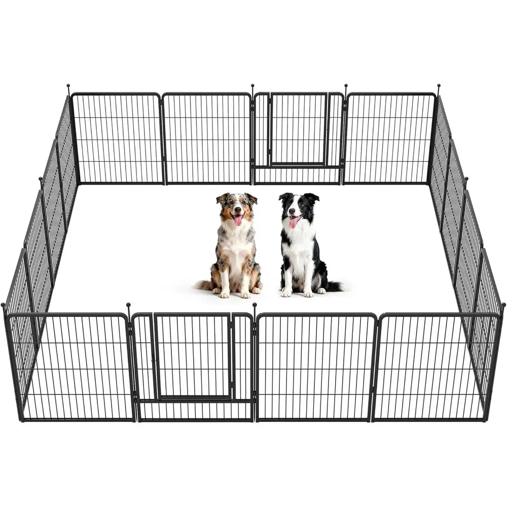 Portable Dog Playpen for Outdoor Adventures, 32, 16 Panels, Ideal for Small to Medium Dogs
Portable Dog Playpen for Outdoor Adventures, 32, 16 Panels, Ideal for Small to Medium Dogs