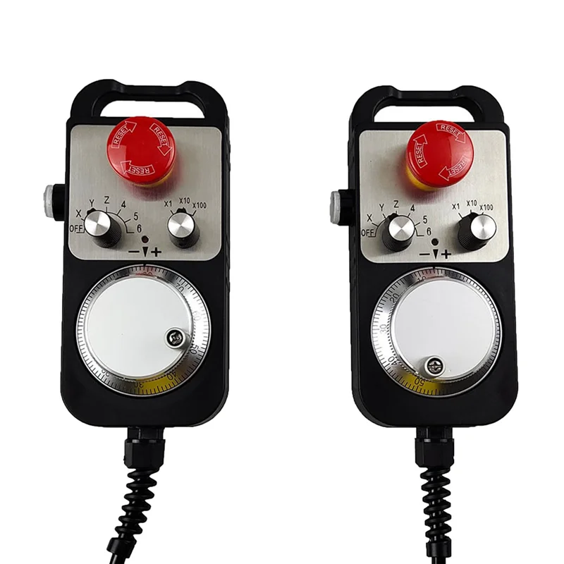 HandWheel 4 Axis Type Universal CNC MPG Pendant Hand Wheel 100 Pulse 5V & Emergency Stop CNC Router HandWheel Rich
HandWheel 4 Axis Type Universal CNC MPG Pendant Hand Wheel 100 Pulse 5V & Emergency Stop CNC Router HandWheel Rich
