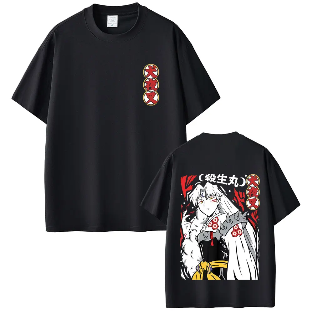 Anime Inuyasha Sesshoumaru Graphic T-shirt Men Women Casual 100% Soft Cotton T Shirts Male Vintage Cartoon Oversized Streetwear
Anime Inuyasha Sesshoumaru Graphic T-shirt Men Women Casual 100% Soft Cotton T Shirts Male Vintage Cartoon Oversized Streetwear