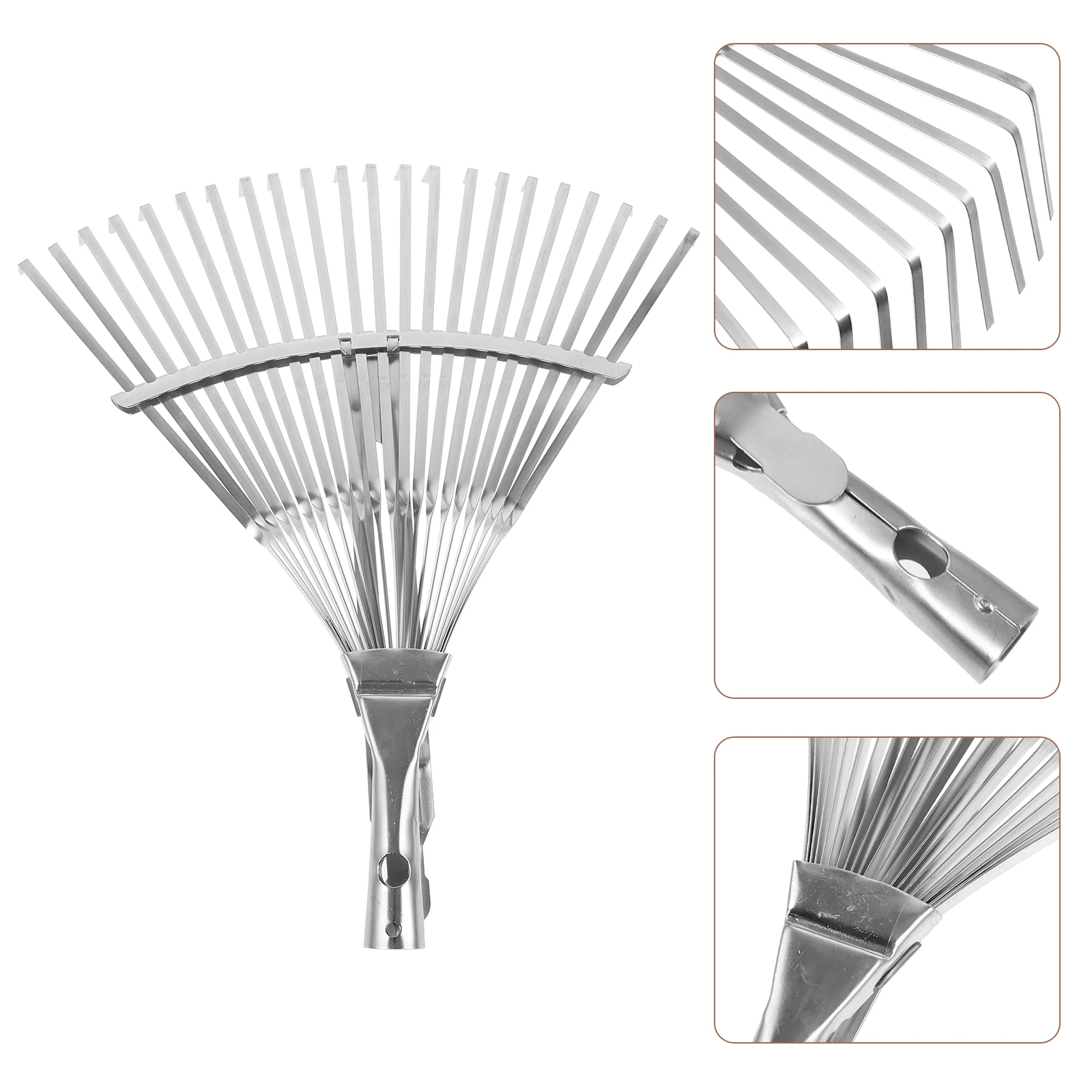22Teeth Plated Flat Wire Telescopic Handle Stainless Steel Metal Rake Extendable Garden Leaf Rakes For Yard Lawn Gardening Tools
22Teeth Plated Flat Wire Telescopic Handle Stainless Steel Metal Rake Extendable Garden Leaf Rakes For Yard Lawn Gardening Tools