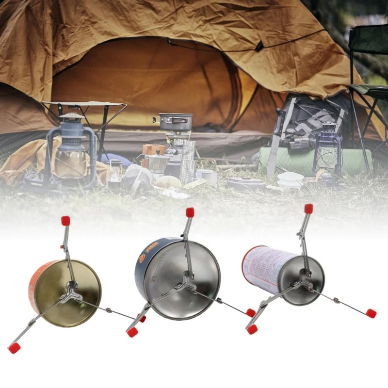 Gas Canister Stand Foldable Gas Tanks Bracket Support Gas Bottle Tripods Cartridge Holder for Camp, Picnics, Bikepacking
Gas Canister Stand Foldable Gas Tanks Bracket Support Gas Bottle Tripods Cartridge Holder for Camp, Picnics, Bikepacking