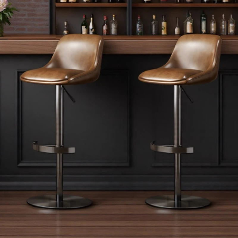 Ultralight Relaxing Bar Stools Designer Luxury Italian Unique Nordic Sturdy Bar Stools Personalized Library Muebles Furniture 
Ultralight Relaxing Bar Stools Designer Luxury Italian Unique Nordic Sturdy Bar Stools Personalized Library Muebles Furniture