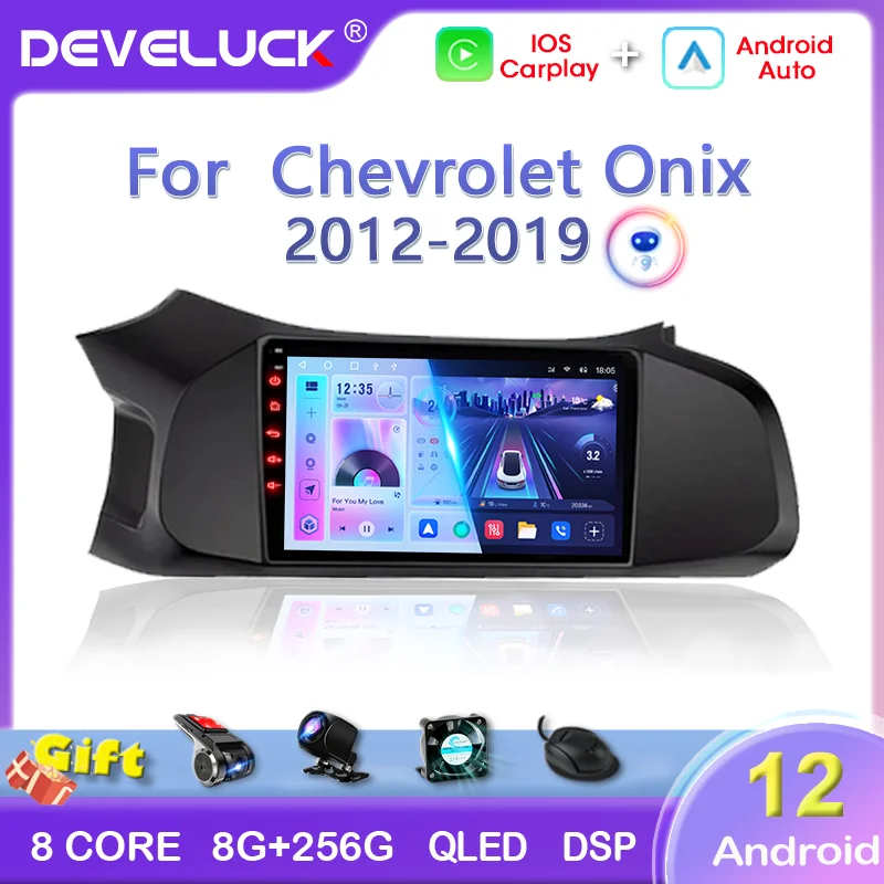 Develuck 2 Din 9" Android 12 Car Radio for Chevrolet Onix 2012 - 2018 2019 Multimedia Player Stereo 4G WIFI Carplay Auto GPS DVD
Develuck 2 Din 9" Android 12 Car Radio for Chevrolet Onix 2012 - 2018 2019 Multimedia Player Stereo 4G WIFI Carplay Auto GPS DVD